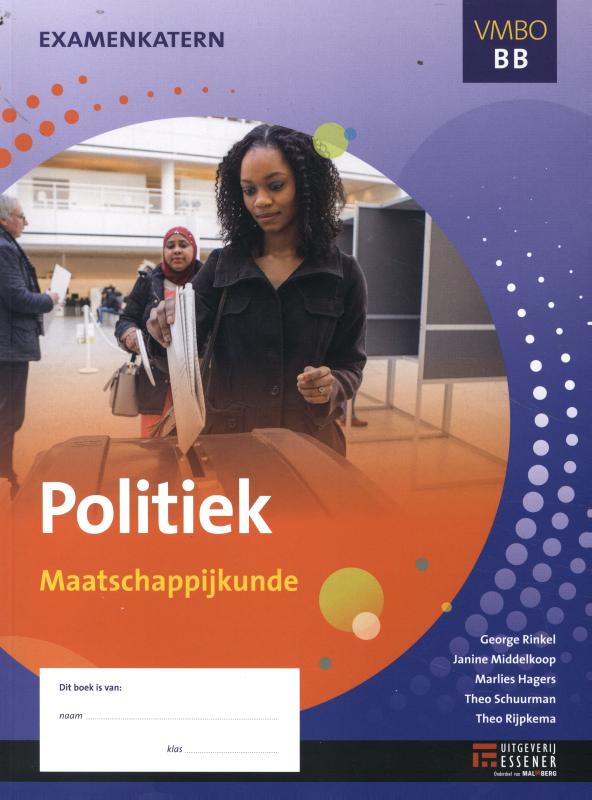 Omslag van examenkatern