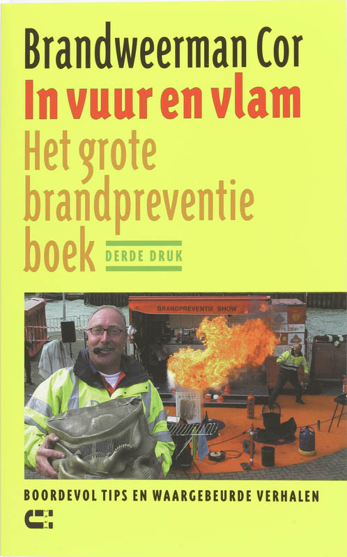 Omslag van Brandweerman Cor In vuur en vlam