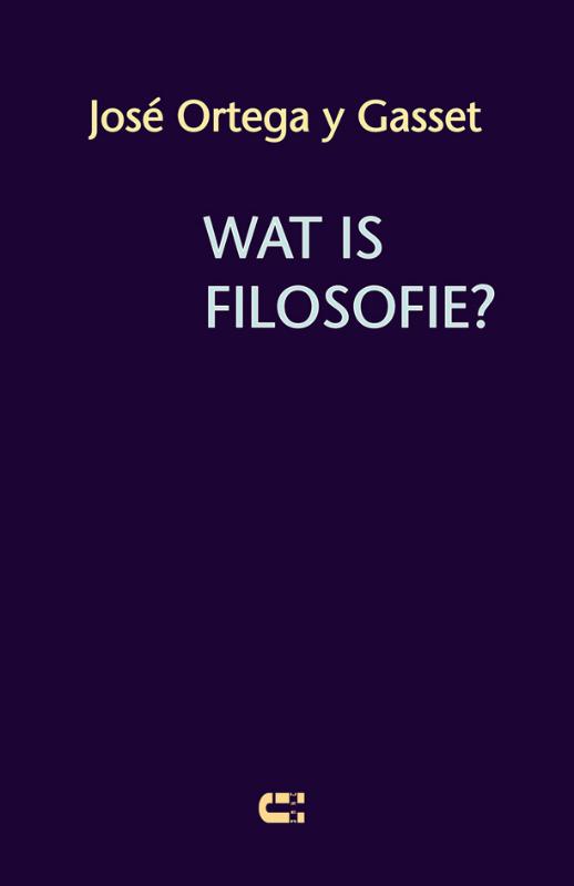 Omslag van Wat is filosofie?