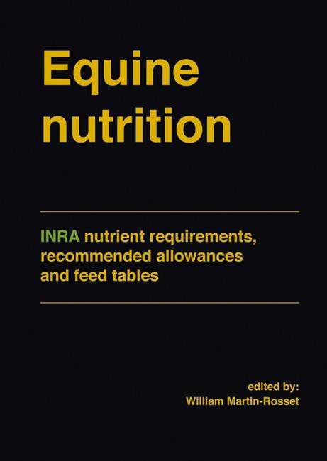 Omslag van Equine nutrition