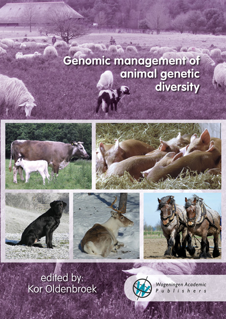 Omslag van Genomic management of animal genetic diversity