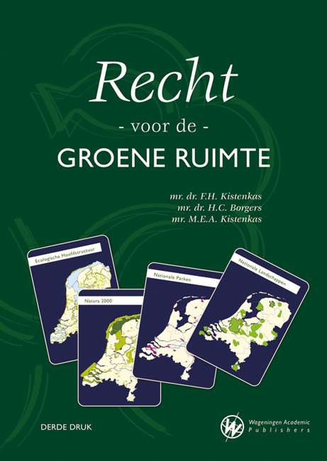 Omslag van Recht voor de groene ruimte