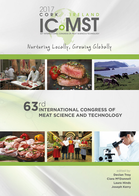 Omslag van 63rd International Congress of Meat Science and Technology