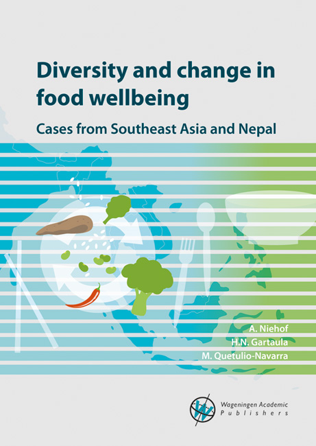 Omslag van Diversity and change in food wellbeing