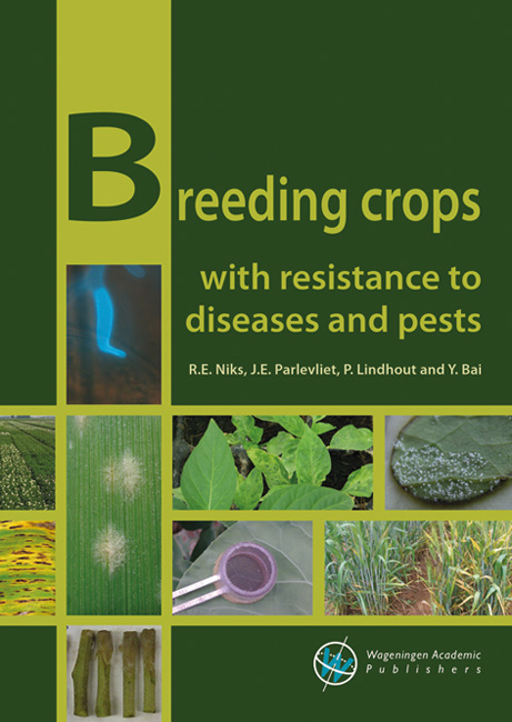 Omslag van Breeding crops with resistance to diseases and pests