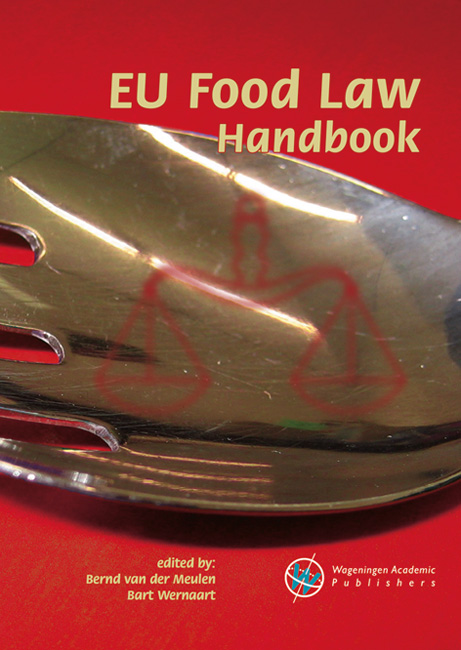 Omslag van EU Food Law Handbook