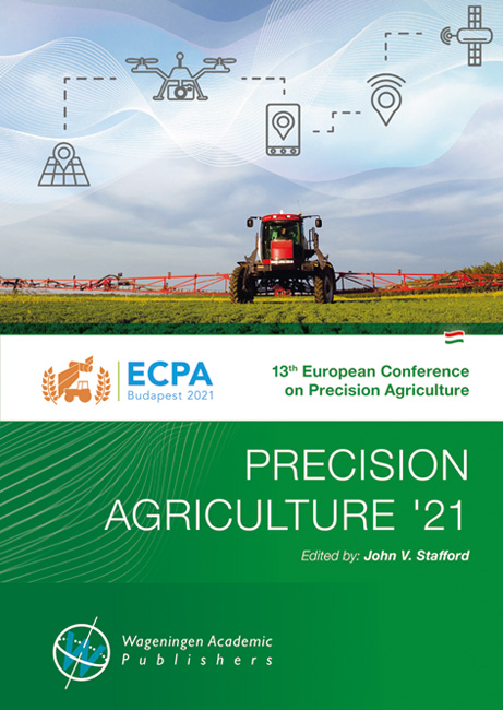 Omslag van Precision agriculture '21