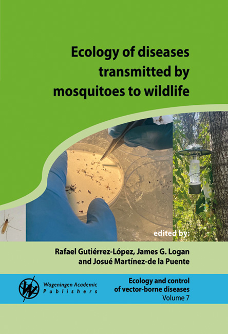 Omslag van Ecology of diseases transmitted by mosquitoes to wildlife