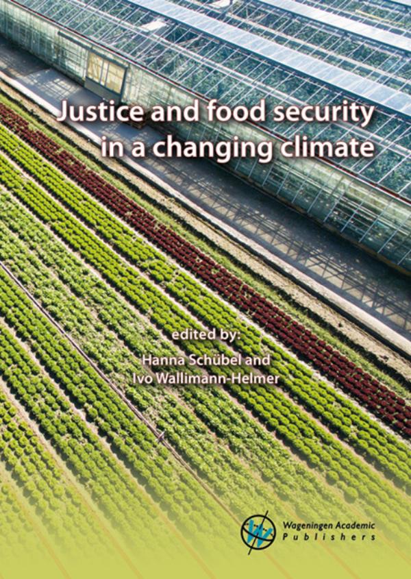 Omslag van Justice and food security in a changing climate