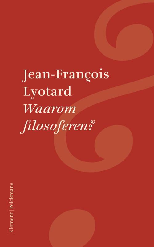 Omslag van Waarom filosoferen?