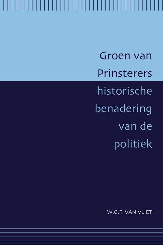 Omslag van Groen van Prinsterers historische benadering van de politiek