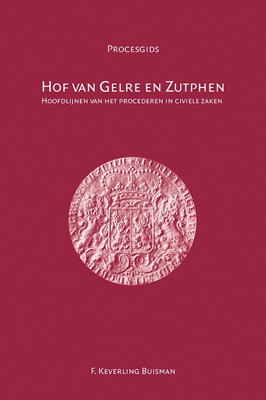 Omslag van Hof van Gelre en Zutphen 1543-1811