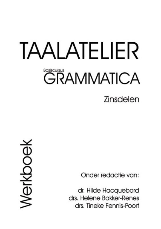 Omslag van Werkboek