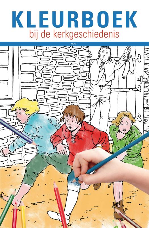Omslag van Kleurboek bij de kerkgeschiedenis