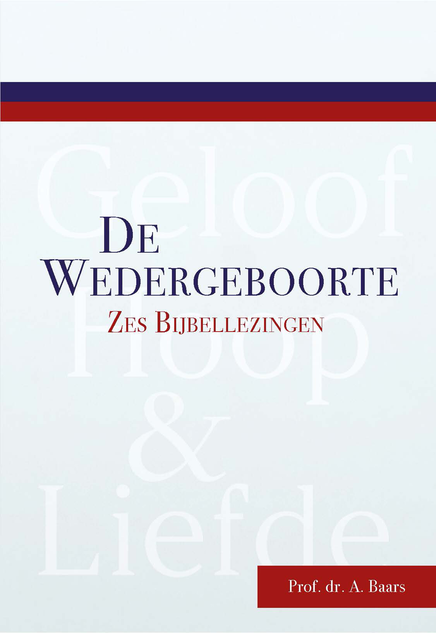 Omslag van De wedergeboorte