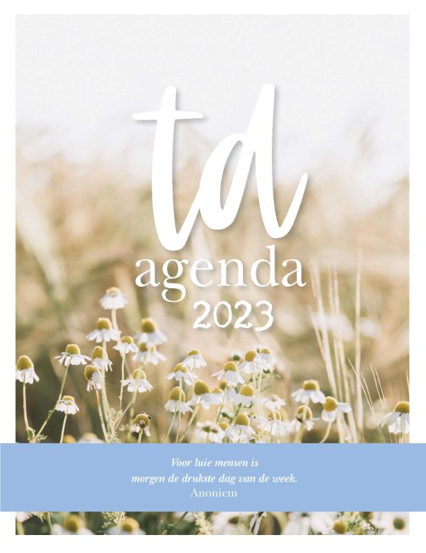 Omslag van Terdege agenda 2023