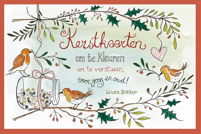 Omslag van Kerstkaarten om te kleuren en te versturen
