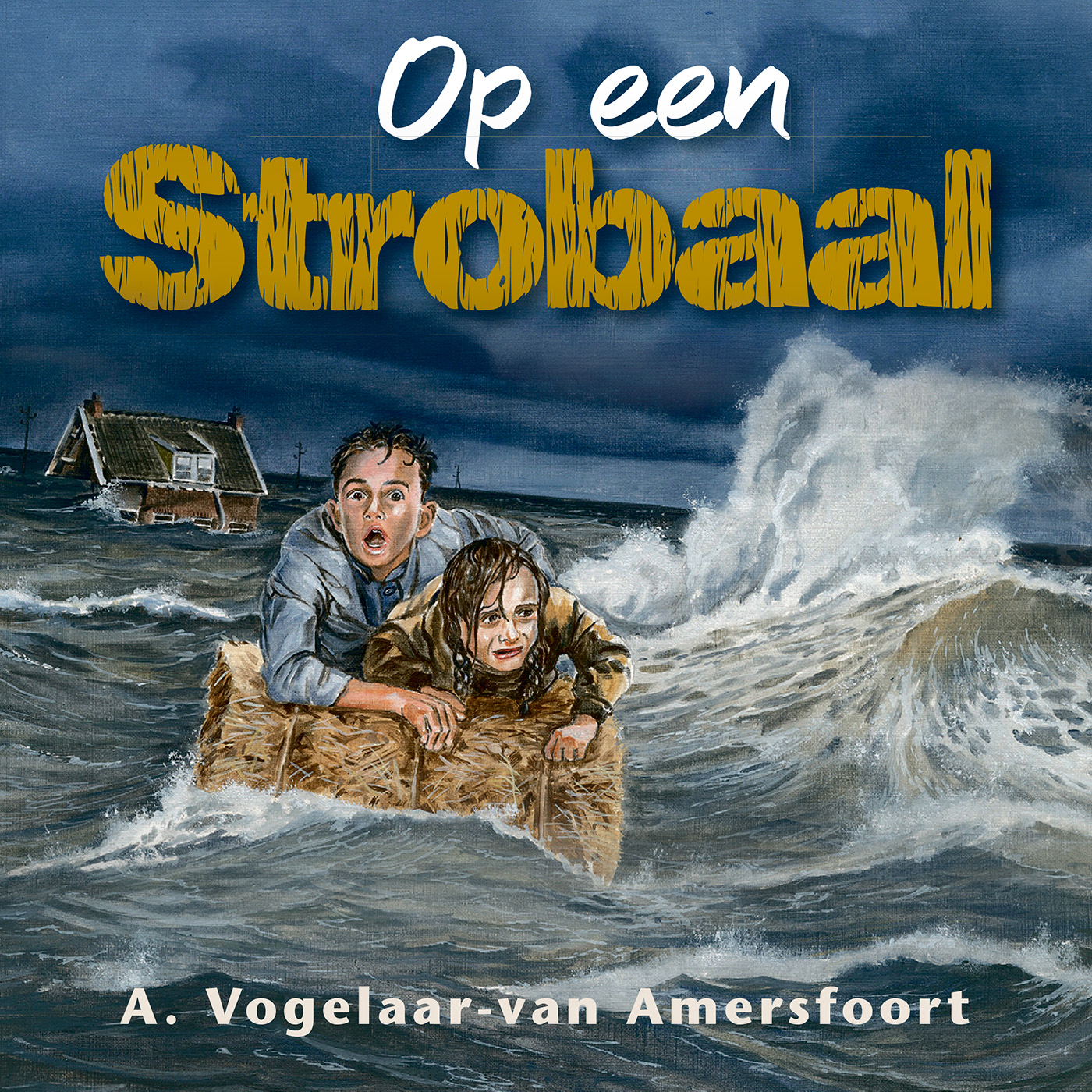 Omslag van Op een strobaal