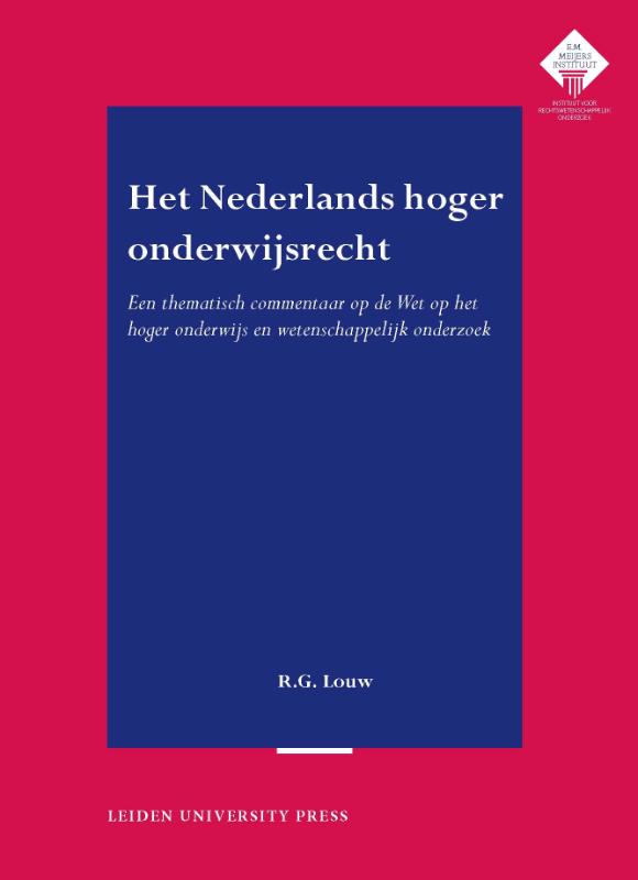 Omslag van Het Nederlands hoger onderwijsrecht
