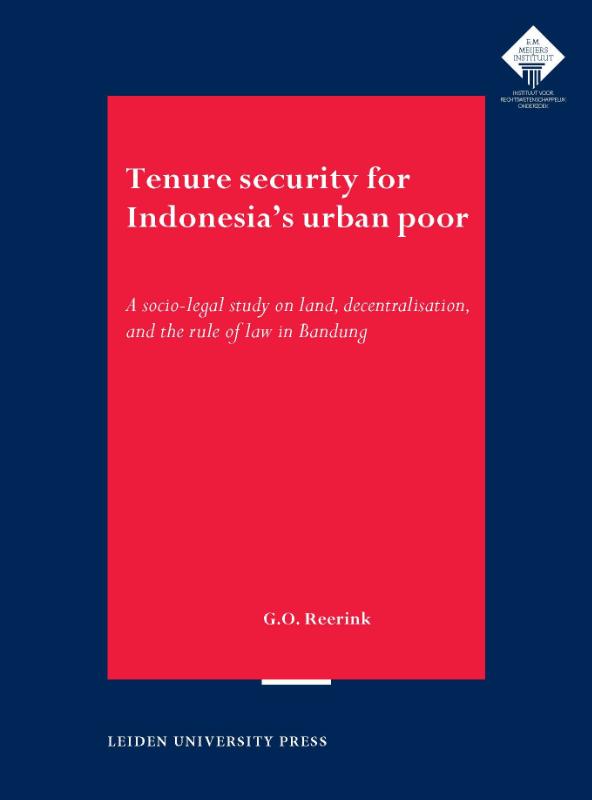 Omslag van Tenure security for Indonesia's urban poor
