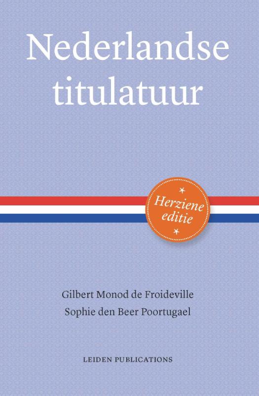 Omslag van Nederlandse titulatuur