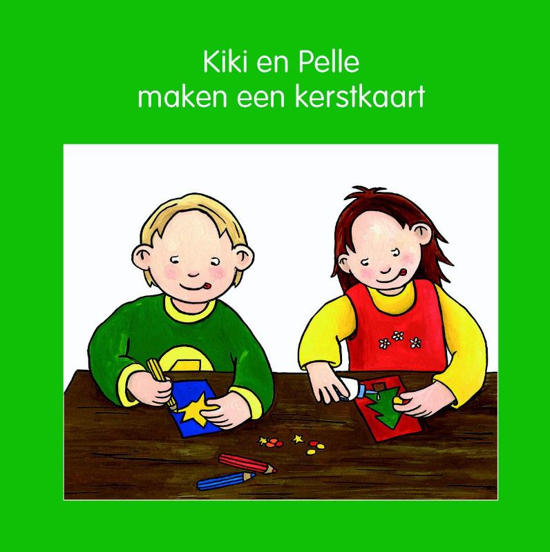 Omslag van Kiki en Pelle maken een kerstkaart