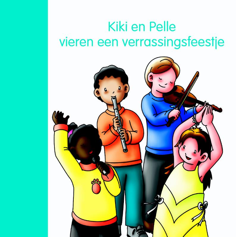 Omslag van Kiki en Pelle vieren een verrassingsfeestje