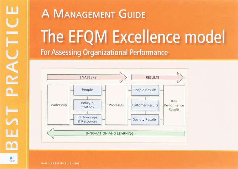 Omslag van The EFQM Excellence Model For Assessing Organizational Performance