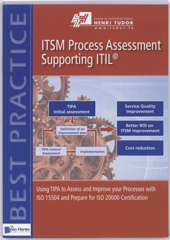Omslag van ITSM Process Assessment Supporting ITIL (english version)
