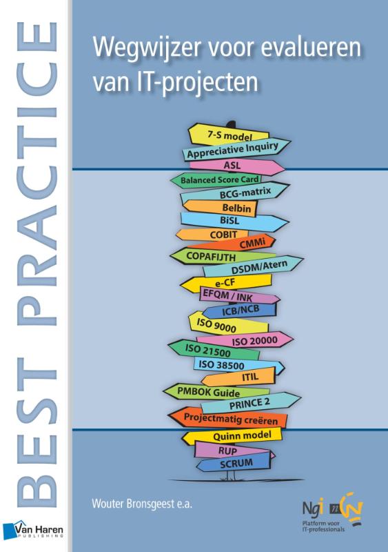 Omslag van Wegwijzer voor methoden bij evalueren van IT-projecten