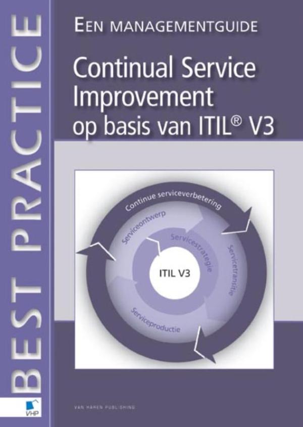 Omslag van Continual service improvement op basis van ITIL V3 - Een Management Guide