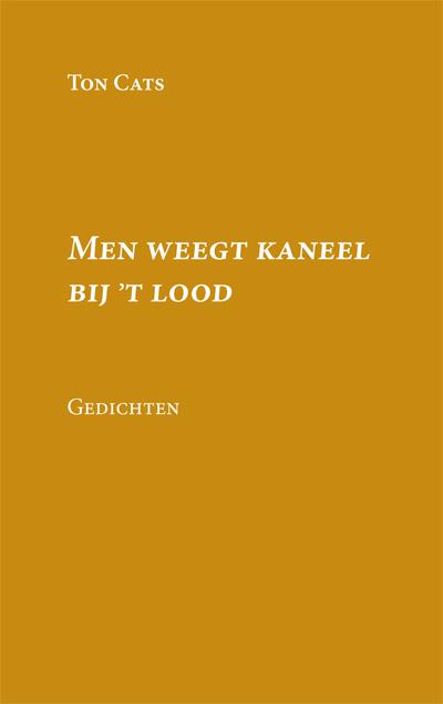 Omslag van Men weegt kaneel bij 't lood