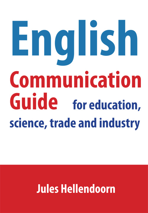 Omslag van English communication guide for education, science, trade and industry