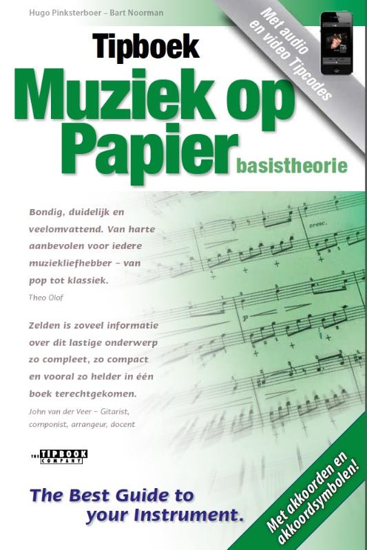 Omslag van Muziek op papier