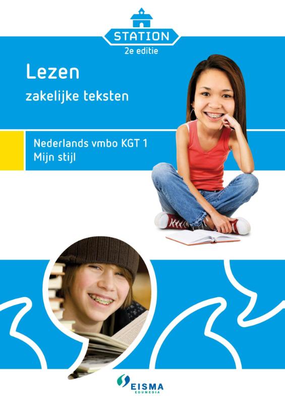 Omslag van Lezen, zakelijke teksten Nederlands vmbo KGT 1 mijn stijl