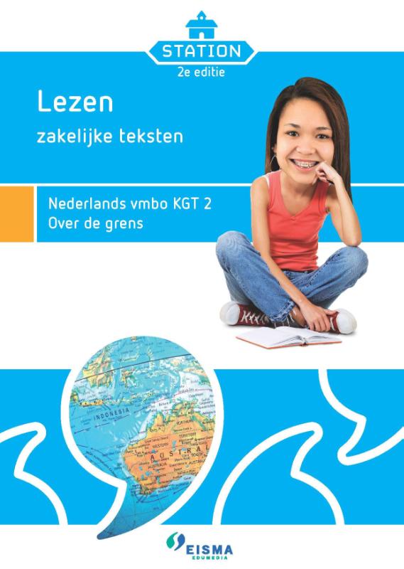 Omslag van Nederlands vmbo KGT 2 over de grens