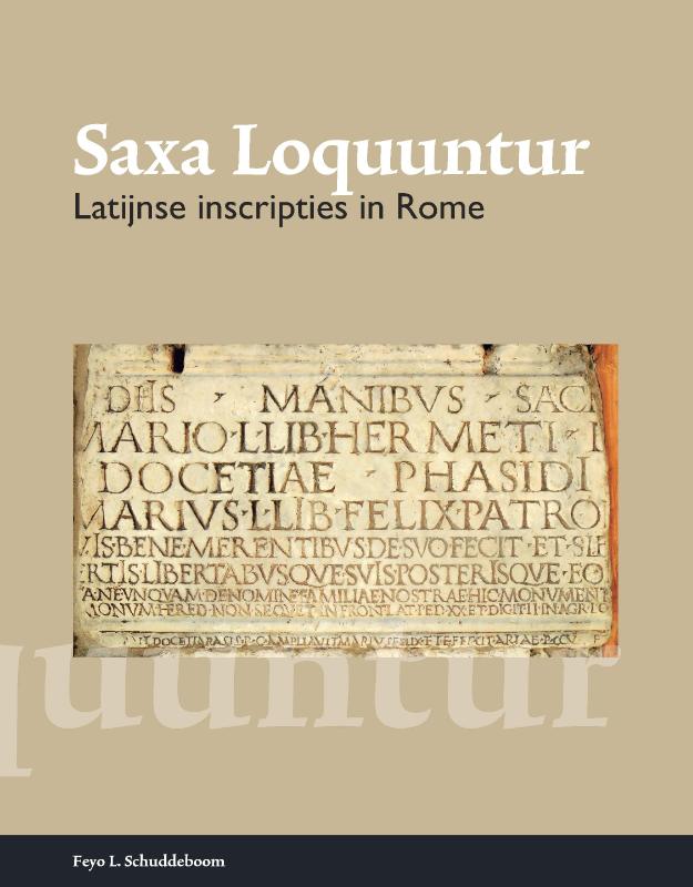 Omslag van Saxa Loquuntur