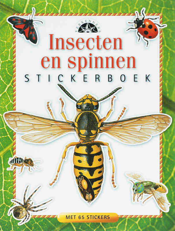 Omslag van Insecten en Spinnen, stickerboek