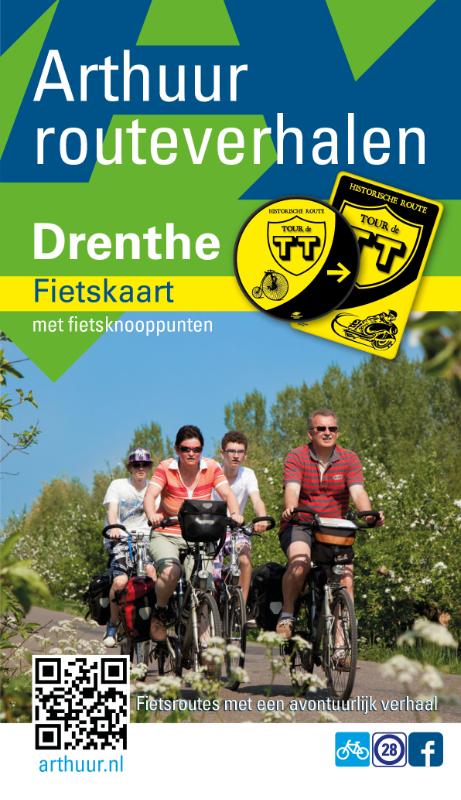 Omslag van Fietsknooppuntenkaart Drenthe