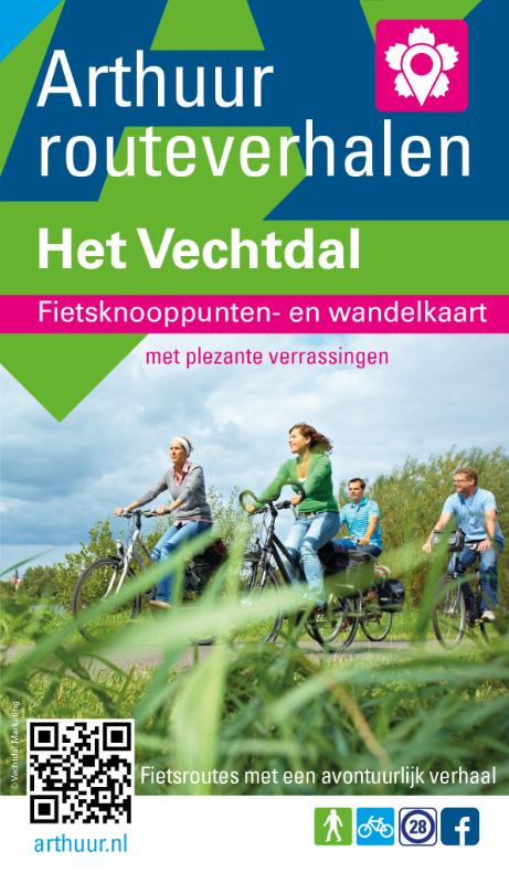 Omslag van Fietsknooppuntenkaart het Vechtdal, Rggedal en Reestdal