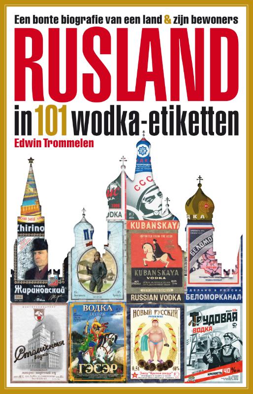 Omslag van Rusland in 101 wodka-etiketten