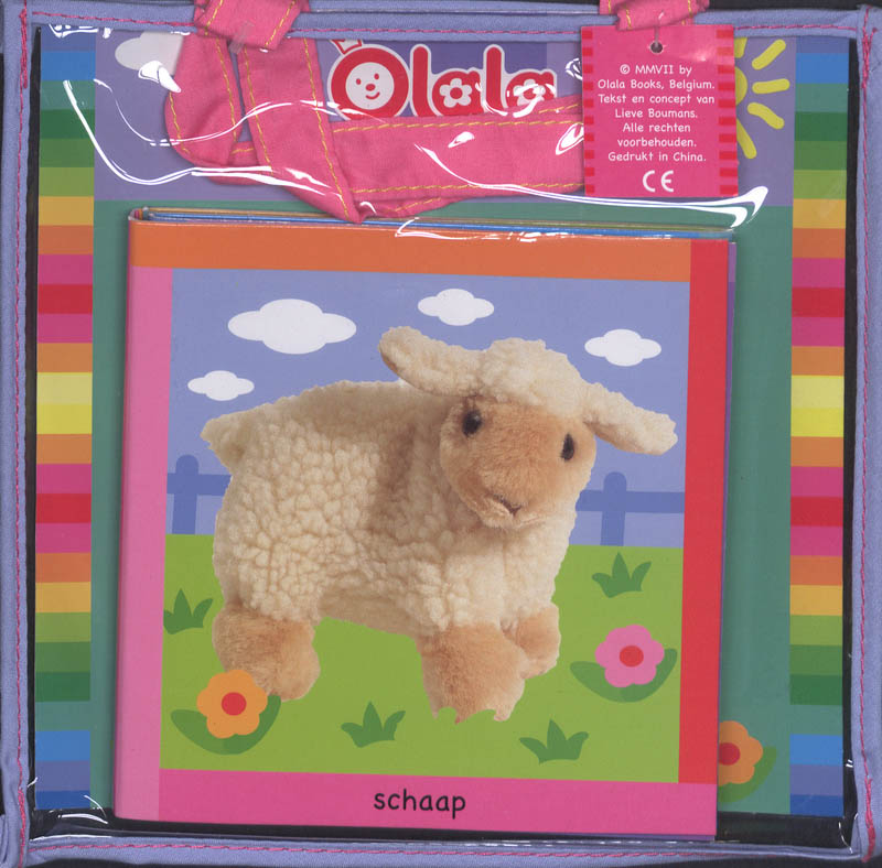 Omslag van Leporello kartonboekje schaap