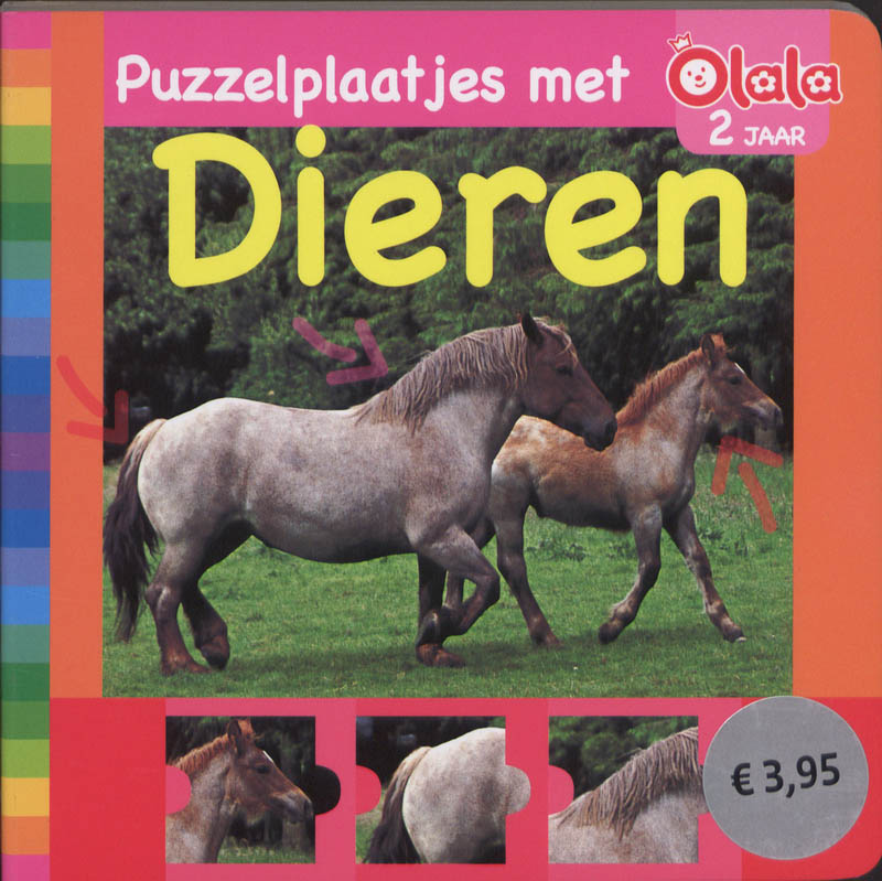 Omslag van Puzzelplaatjes met dieren