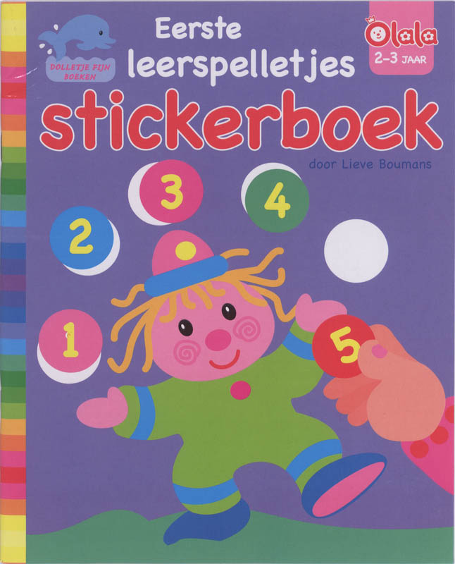 Omslag van Eerste leerspelletjes stickerboek