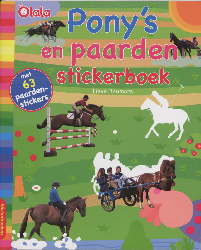 Omslag van Pony's en paarden stickerboek