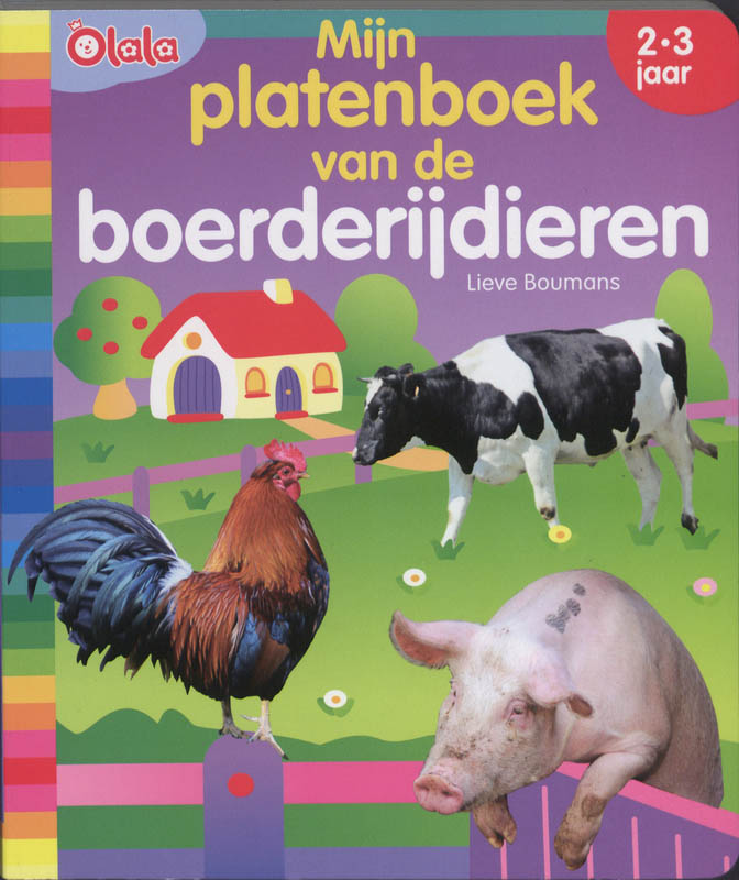 Omslag van Mijn platenboek van de boerderijdieren