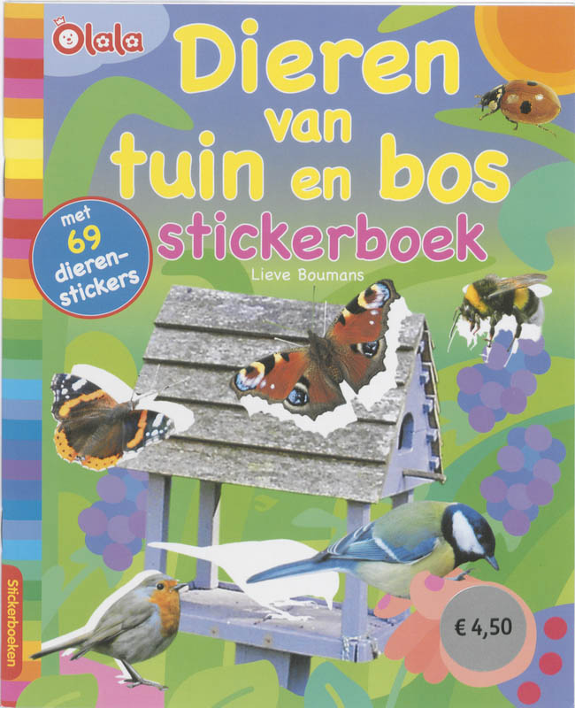 Omslag van Dieren van tuin en bos stickerboek