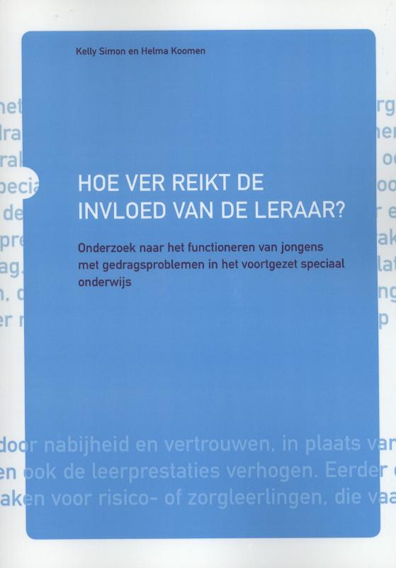 Omslag van Hoe ver reikt de invloed van de leraar?