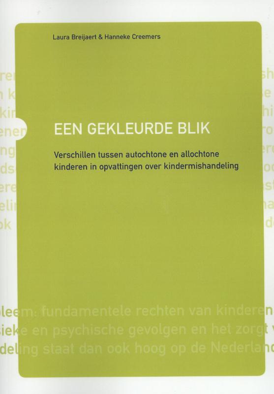 Omslag van Een gekleurde blik