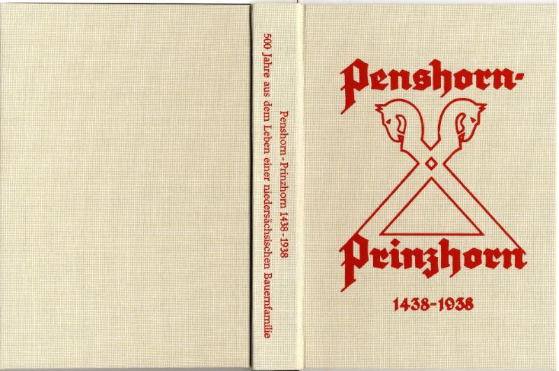 Omslag van Penshorn-Prinzhorn 1438-1938